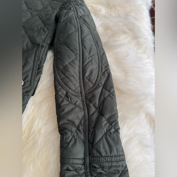 BURBERRY WESTBRIDGE GREEN QUILTED JACKET SZ XS - Picture 6 of 10